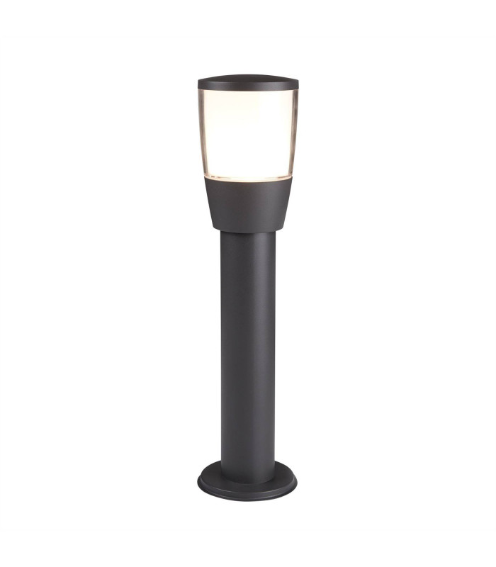 Tucson 1 Light Small Outdoor Bollard Light Dark Grey IP44 E27_Main