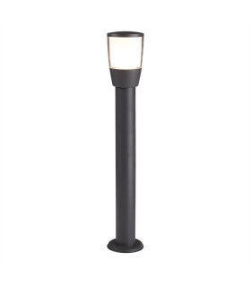 Tucson 1 Light Large Outdoor Bollard Light Dark Grey IP44 E27_Main
