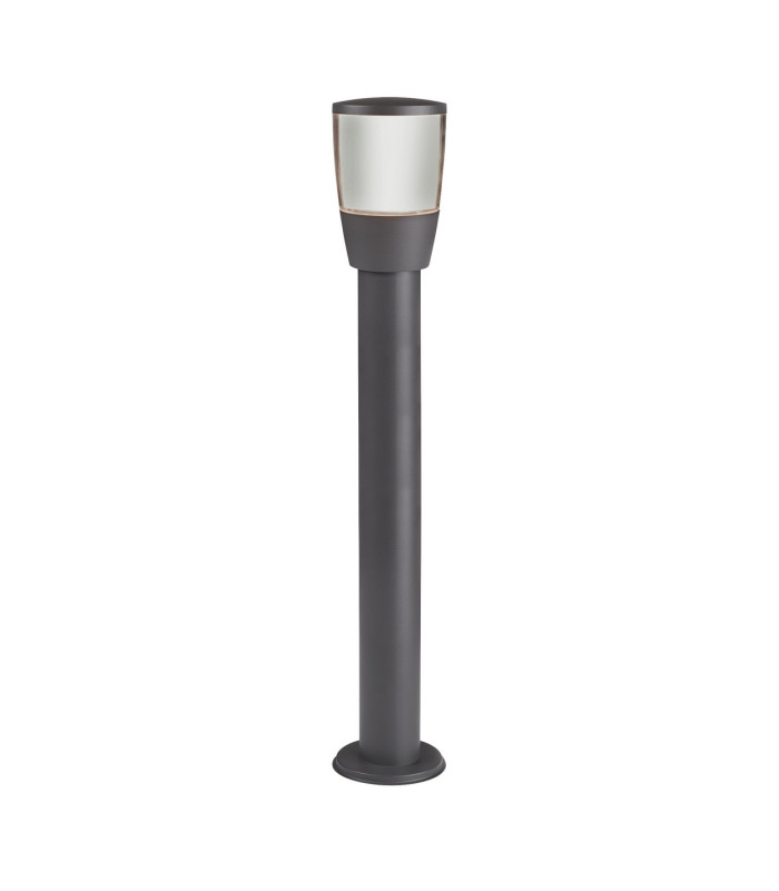 Tucson 1 Light Large Outdoor Bollard Light Dark Grey IP44 E27_Off