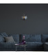 Balls 1 Light Dome Ceiling Pendant Chrome Smoked Glass E27_Room