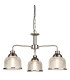 Bistro 3 Light Multi Arm Ceiling Pendant Silver White E27_Main
