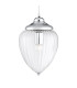 Linen 9 Light Ceiling Drop Pendant Chrome G4 Bulb_Main