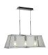 Voyager 3 Light Ceiling Pendant Bar Chrome Clear E27_Main