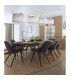 Elise 4 Light Ceiling Pendant Bar Chrome Clear with Crystals G9_Room