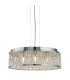 Elise 7 Light Ceiling Pendant Chrome with Glass Crystals G9_Main