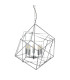 Cube 5 Light Ceiling Pendant Chrome E14_Off