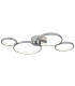 Solexa Integrated LED Flush Ceiling Light Chrome_Main