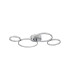 Solexa Integrated LED Flush Ceiling Light Chrome_Off