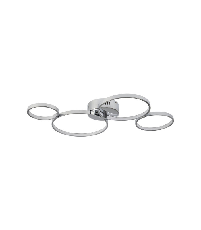 Solexa Integrated LED Flush Ceiling Light Chrome_Off