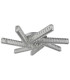 Clover LED 7 Light Flush Ceiling Light Chrome Crystal_Off