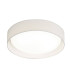 Gianna LED Round Flush Ceiling Light with White Shade_Main