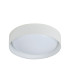 Gianna LED Round Flush Ceiling Light with White Shade_Off
