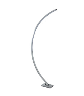 Colton LED 1 Light Dimmable Floor Lamp Stainless Steel_Off