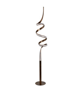 Ribbon LED Floor Lamp Rustic Brown_Off