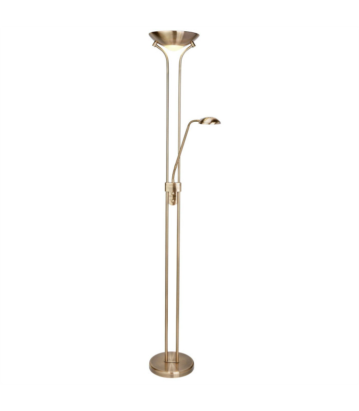 LED 1 Light Mother & Child Lamp Antique Brass_Main