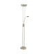 LED 1 Light Mother & Child Lamp Satin Silver_Main