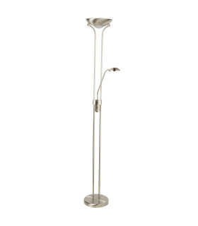 LED 1 Light Mother & Child Lamp Satin Silver_Main