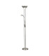 LED 1 Light Mother & Child Lamp Satin Silver_Off