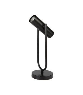 Telescope 1 Light Table Lamp Matt Black GU10_Off