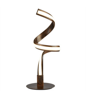 Ribbon LED Table Lamp Rustic Brown_Main
