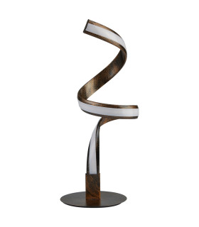 Ribbon LED Table Lamp Rustic Brown_Off