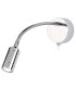 LED 1 Light Indoor Adjustable Wall Reading Light Chrome_Main