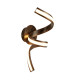 Ribbon Integrated LED Indoor Wall Light Rustic Brown_Main