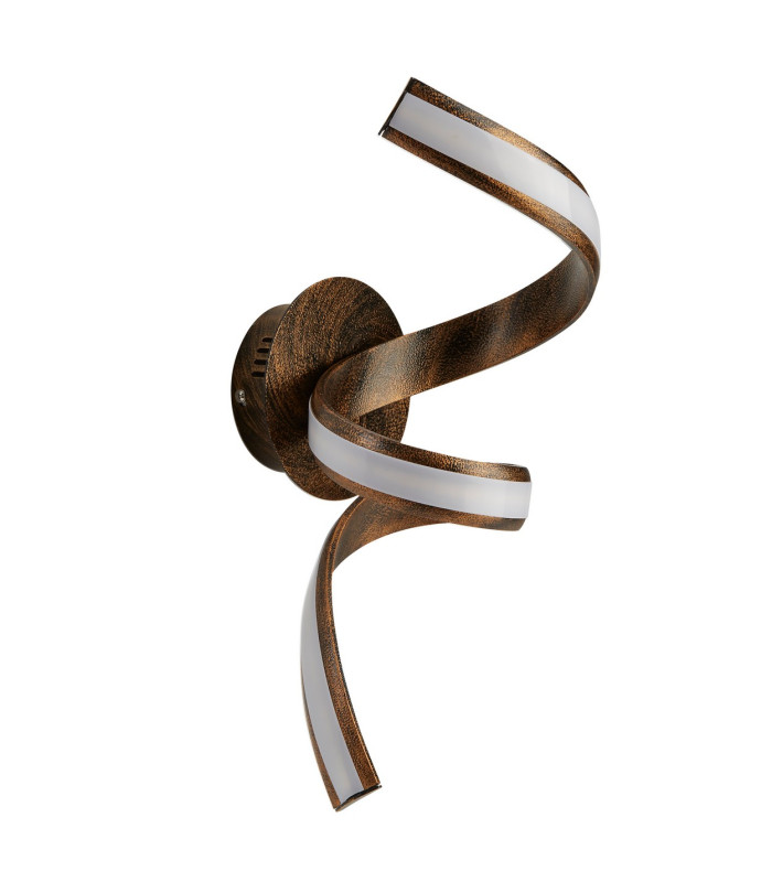 Ribbon Integrated LED Indoor Wall Light Rustic Brown_Off