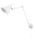 Adjustable 1 Light Indoor Large Wall Light Chrome White E27_Off