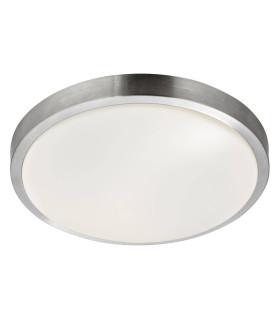 LED 3 Light Bathroom Ceiling Light Aluminium White IP44_Main