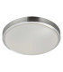 LED 3 Light Bathroom Ceiling Light Aluminium White IP44_Off