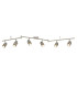 Samson 6 Light Bathroom Ceiling Spotlight Bar Satin Silver IP44 GU10_Main