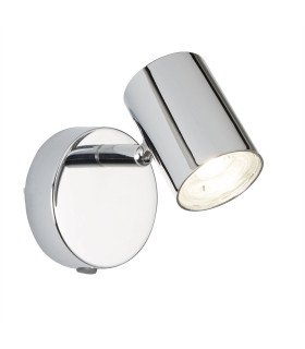 Rollo Integrated LED 1 Light Indoor Wall Light Chrome_Main