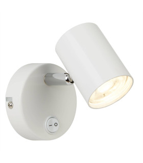 Rollo Integrated LED 1 Light Indoor Wall Light White_Main