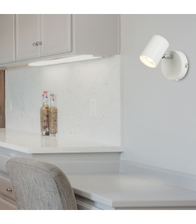 Rollo Integrated LED 1 Light Indoor Wall Light White_Room