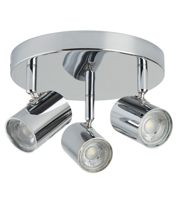 Rollo Integrated LED 3 Light Spotlight Chrome_Off
