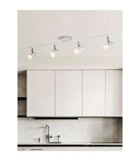 Rollo Integrated LED 4 Light Spotlight Bar White_Room
