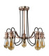 Oliva 5 Light Chandelier Black Chrome Finish E27_Main