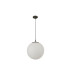 Atom 1 Light Globe Pendant Opal Glass Shade E27_Off