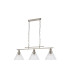 Pyramid 3 Light Pendant Chrome Glass Shade E27_Off