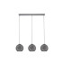 3 Light Pendant Bar Chrome Smoked E27_Off