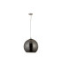 Balls 1 Light Pendant Smoked Glass Shade Chrome E27_Off