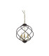 Flow 3 Light Spherical Pendant Matt Black Dark Bronze E14_Main