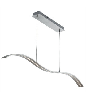 Integrated LED Bar Ceiling Pendant Satin Silver Satin Nickel_Main
