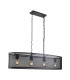 Fishnet 4 Light Bar Pendant Mesh Matt Black E27_Main