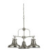 3 Light Pendant Satin Silver White E27_Off
