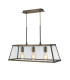 Voyager 3 Light Lantern Pendant Bar Antique Brass E27_Main