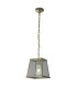 Voyager 1 Light Lantern Pendant Antique Brass E27_Main