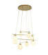 8 Light Cluster Pendant Gold White G9_Main