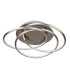 Magic Integrated LED 3 Light Flush Satin Silver White Silver_Off